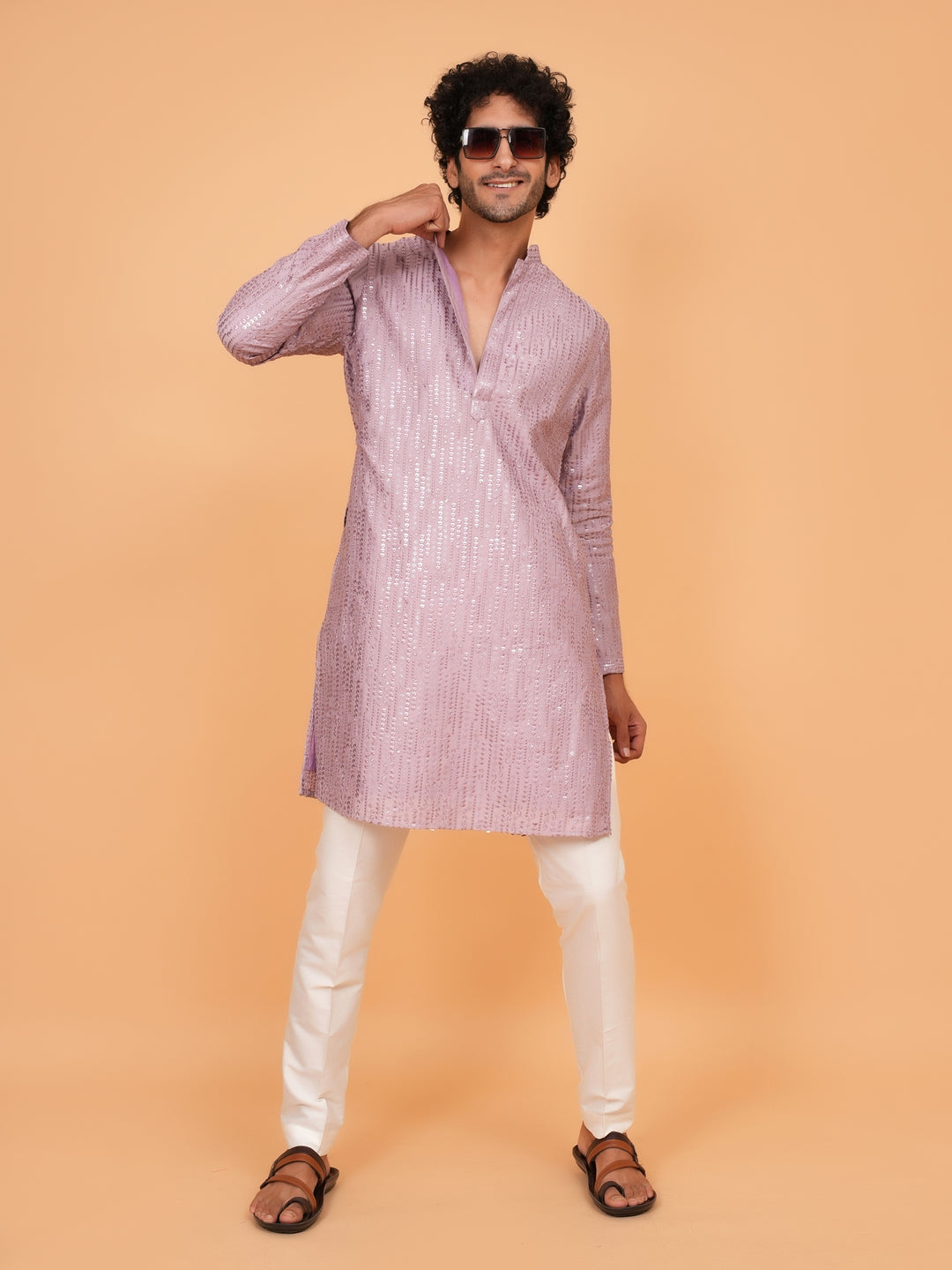 Sequence Pink Kurta Set - KM43465-1
