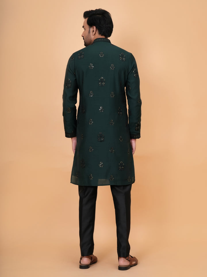 Sequence Green Kurta Set - KM40207D-14