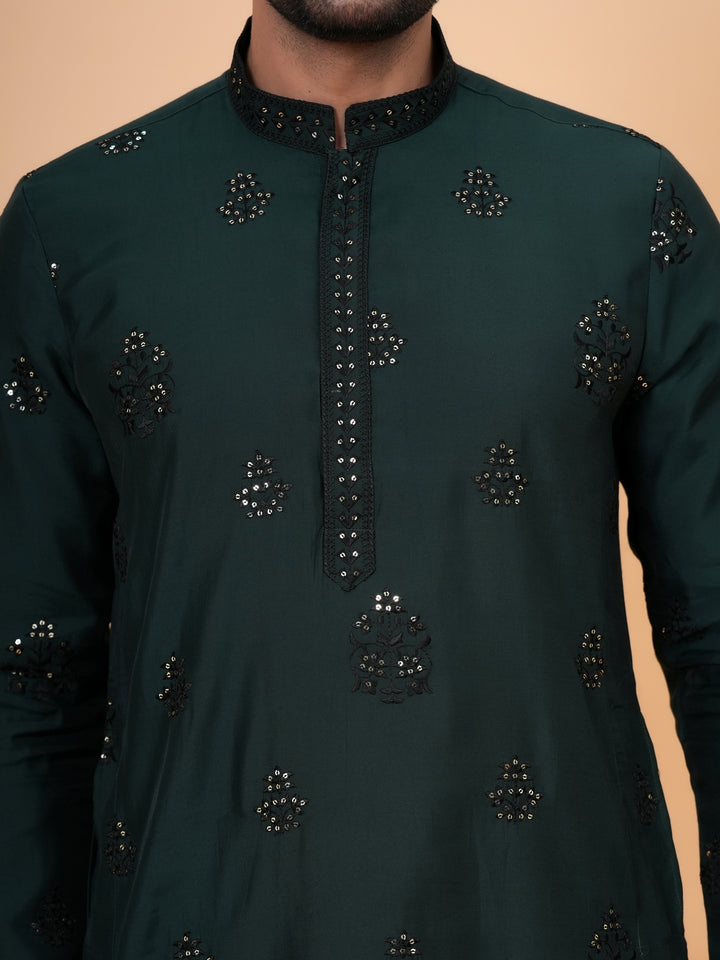Sequence Green Kurta Set - KM40207D-14