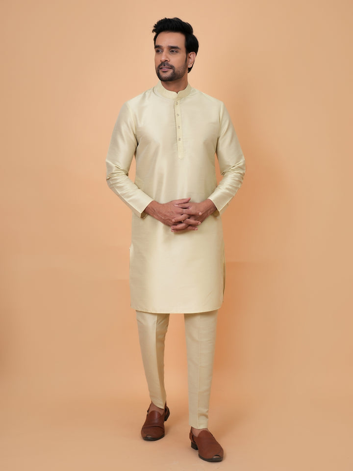 Abstract Pista Jacket Kurta Set - JM45404-2