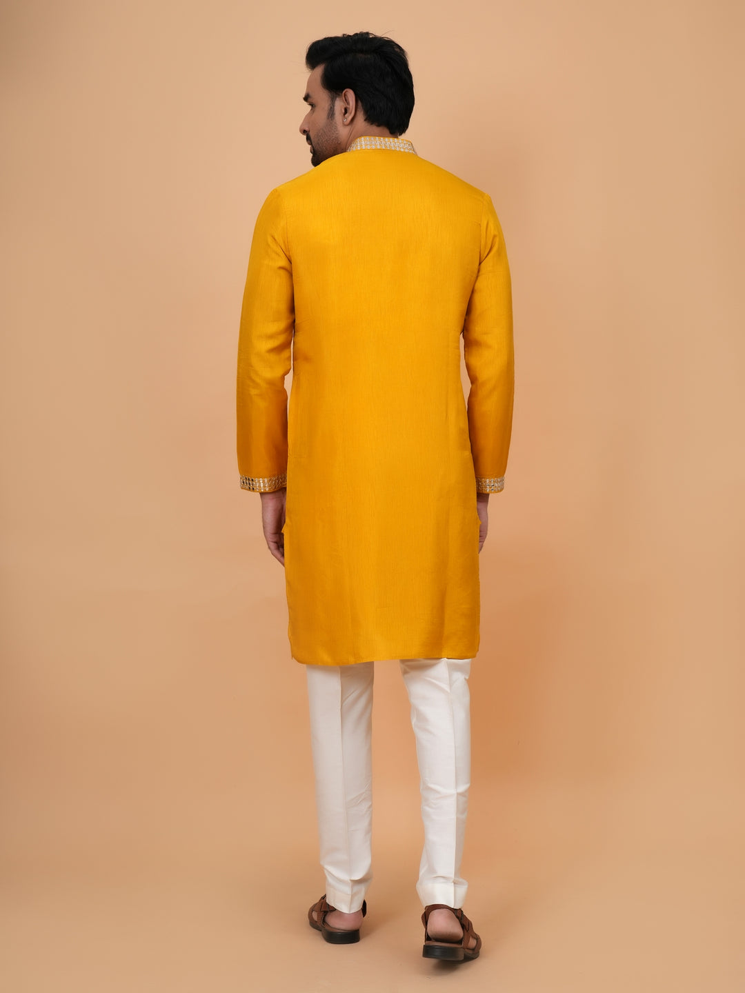 Sequence Mustard Kurta Set - KM42958-3