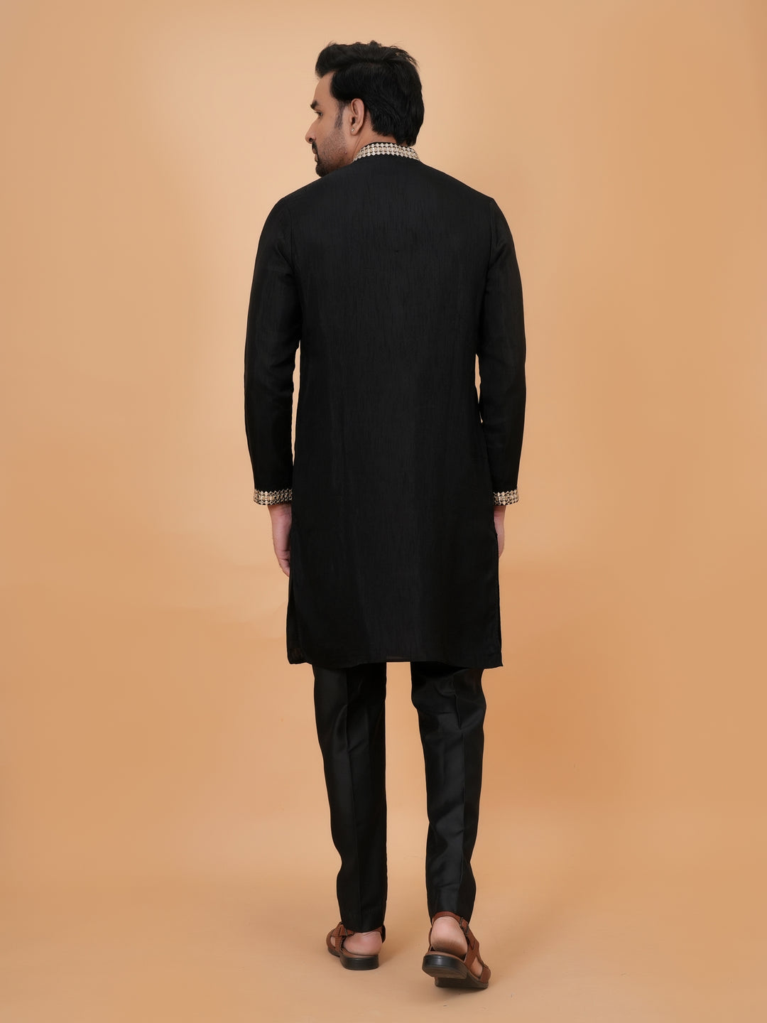 Sequence Black Kurta Set - KM42958-1