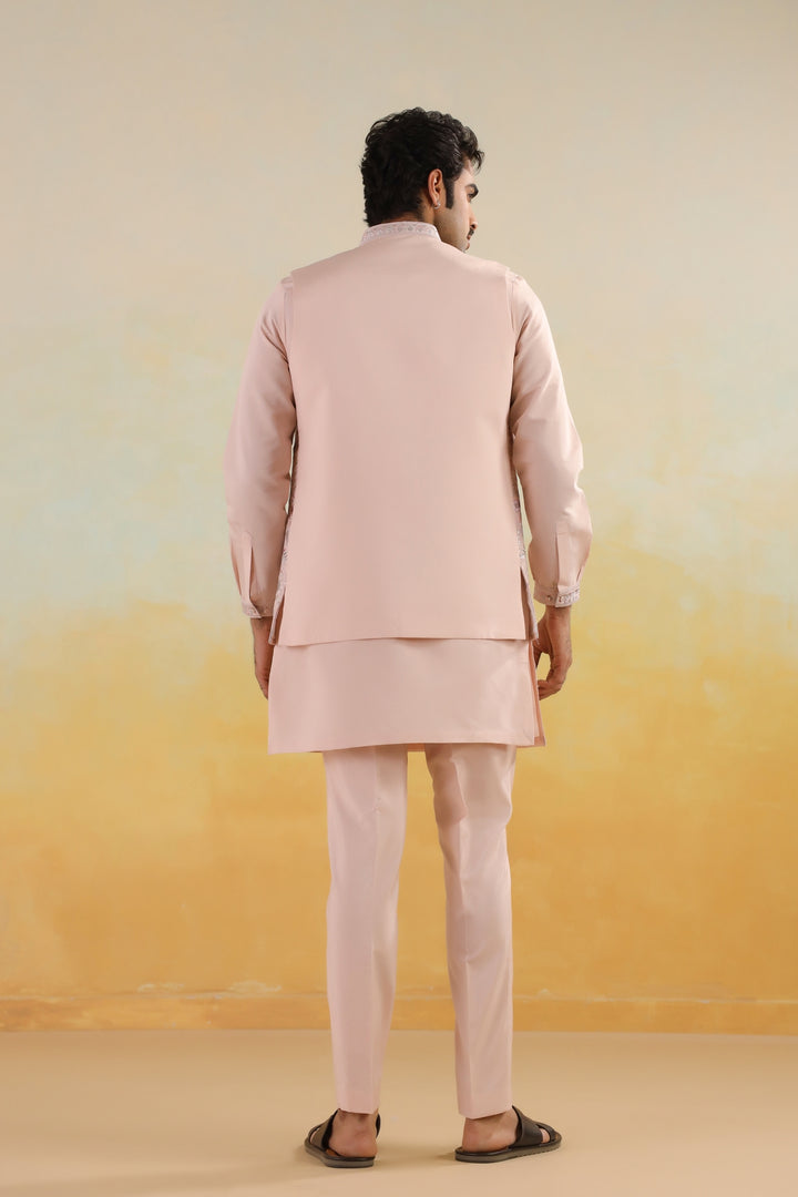 Sequence Pink Jacket Kurta Set - JT45293-2159