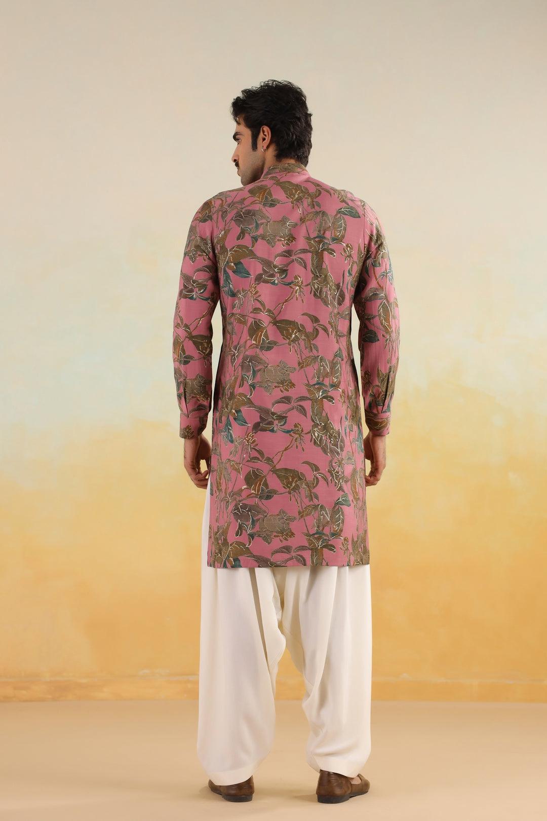 Floral Pink Only Kurta - K46770-31/1