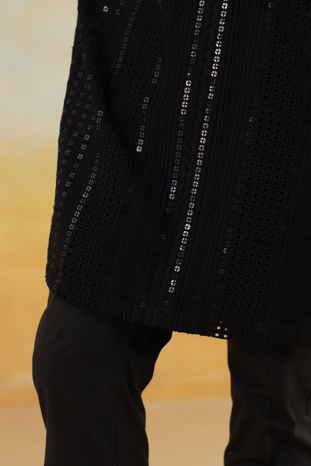 Sequence Black Kurta Set - KM46512-106