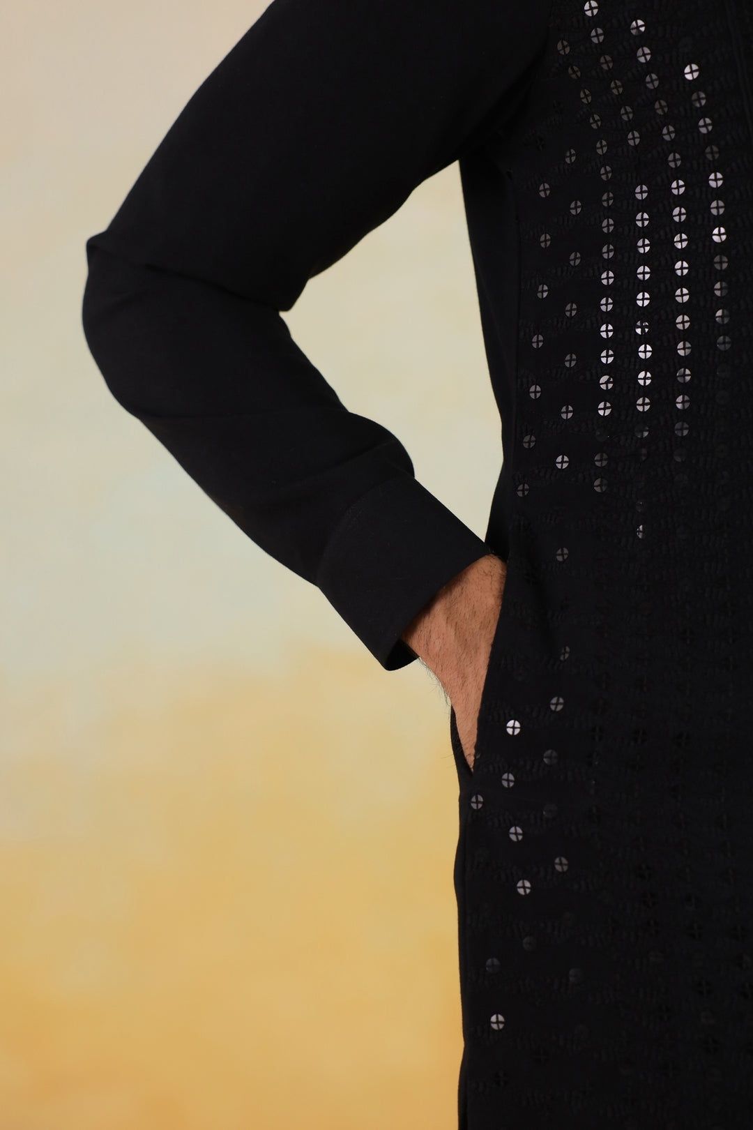 Sequence Black Kurta Set - KM46512-106