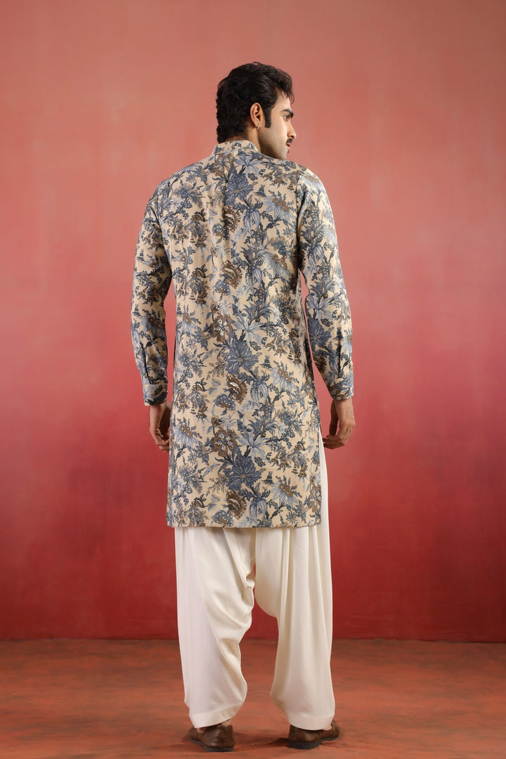 Floral Fawn Only Kurta - K46770-40/1
