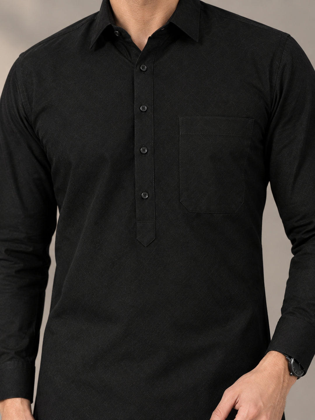 Ganganagri  Black Kurta Set - GT33392-2