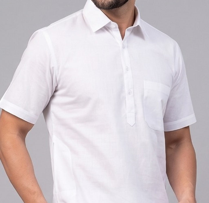 Ganganagri  White Kurta Set - GT33392H-W002