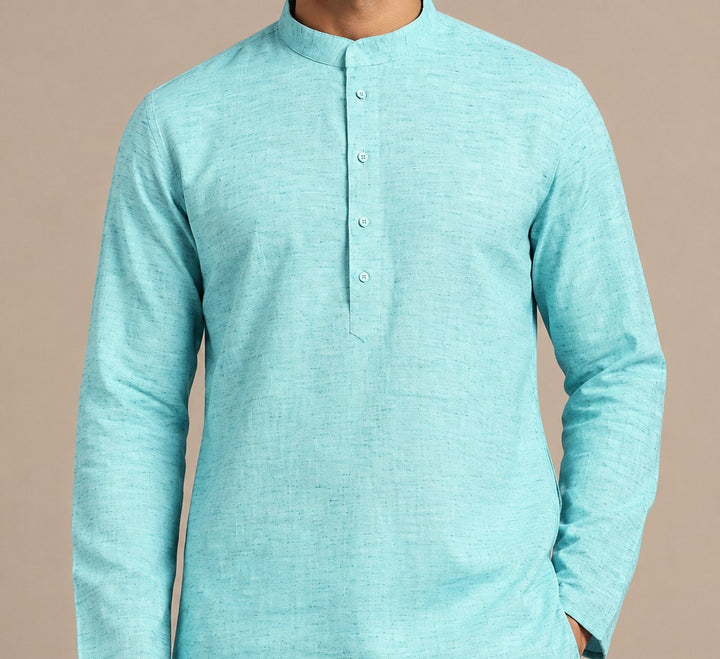 Solid Sea Green Kurta Set - KM48219-7