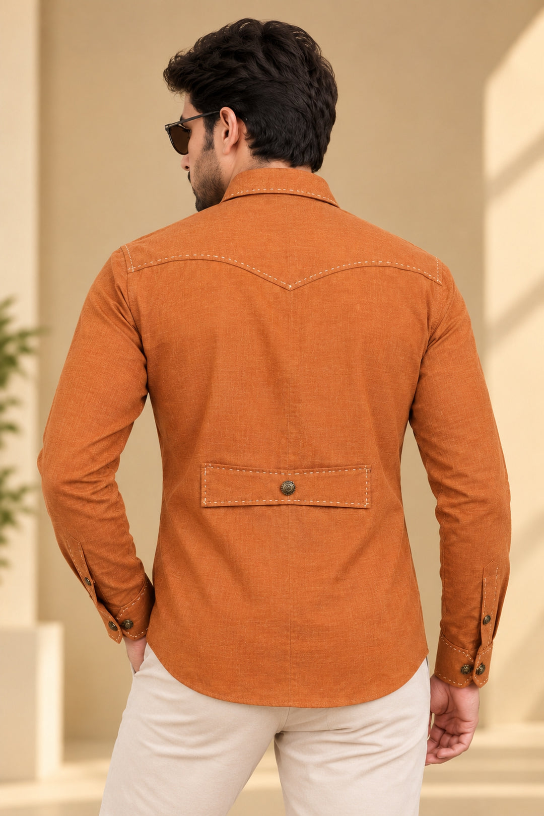 Solid Rust Shirts - E48038-4