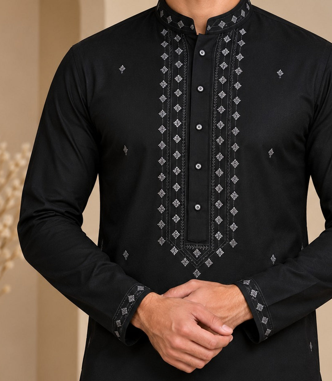 Sequence Black Kurta Set - KT48091-1