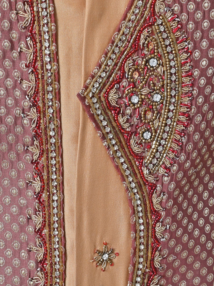Ethnic Motifs Brown Sherwani
