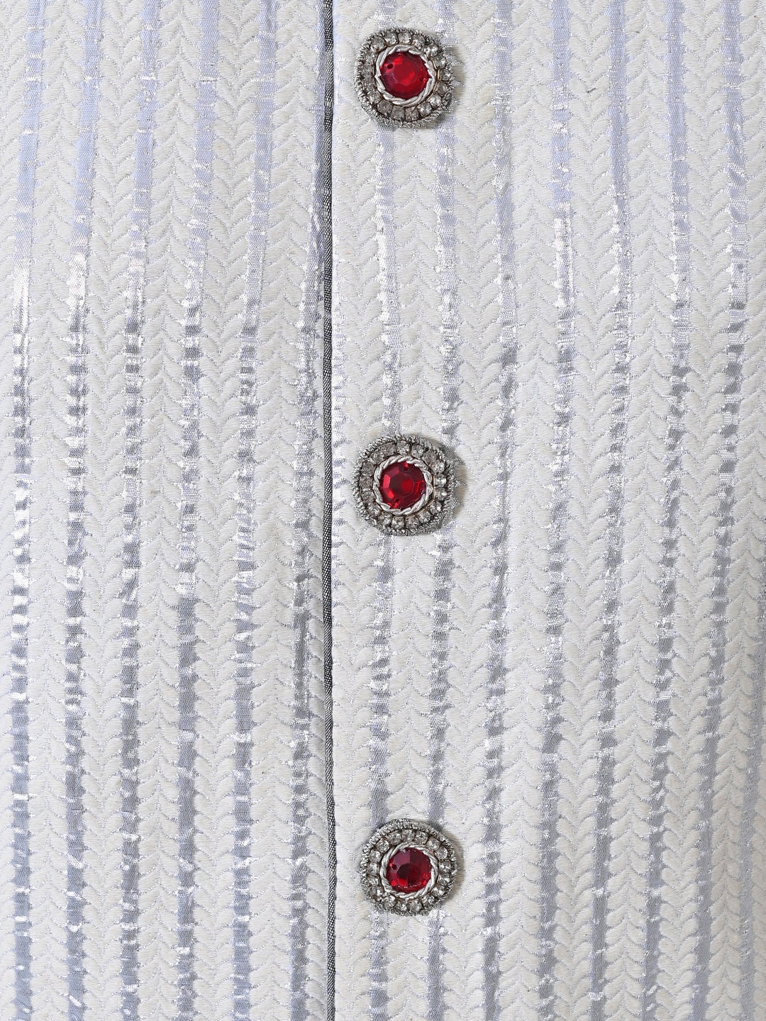 Striped Cream Sherwani