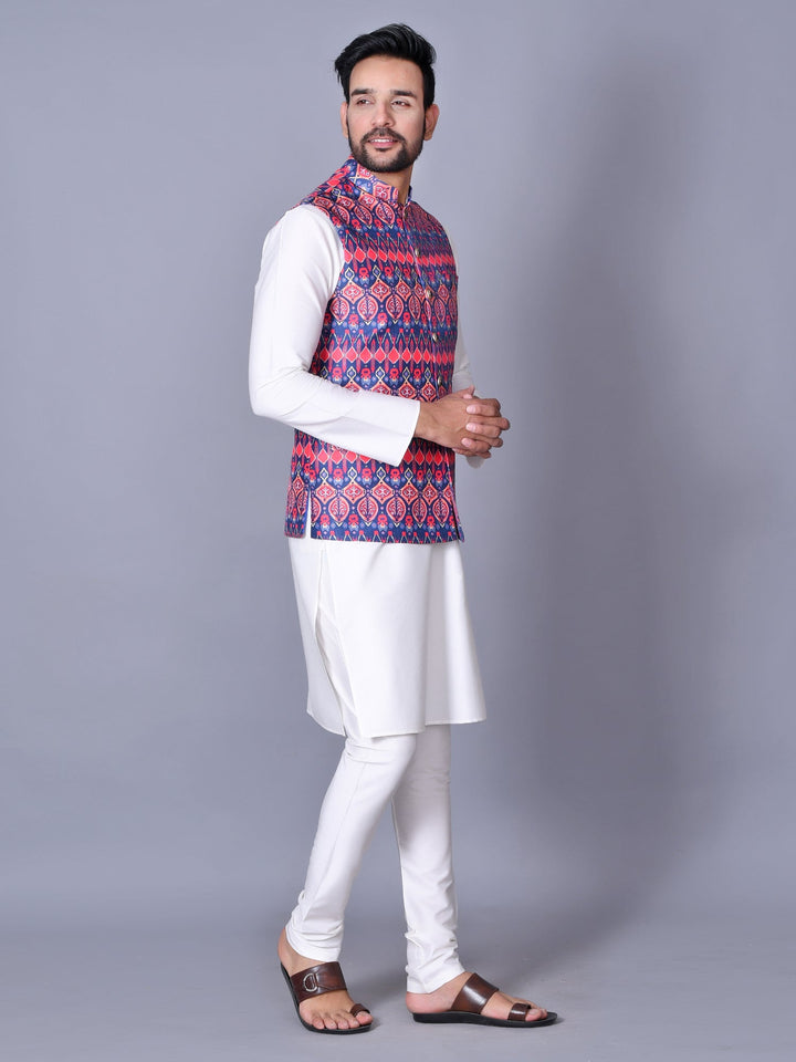 Ethnic Motifs Multi Nehru Jacket