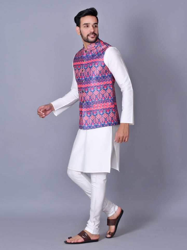 Ethnic Motifs Multi Nehru Jacket