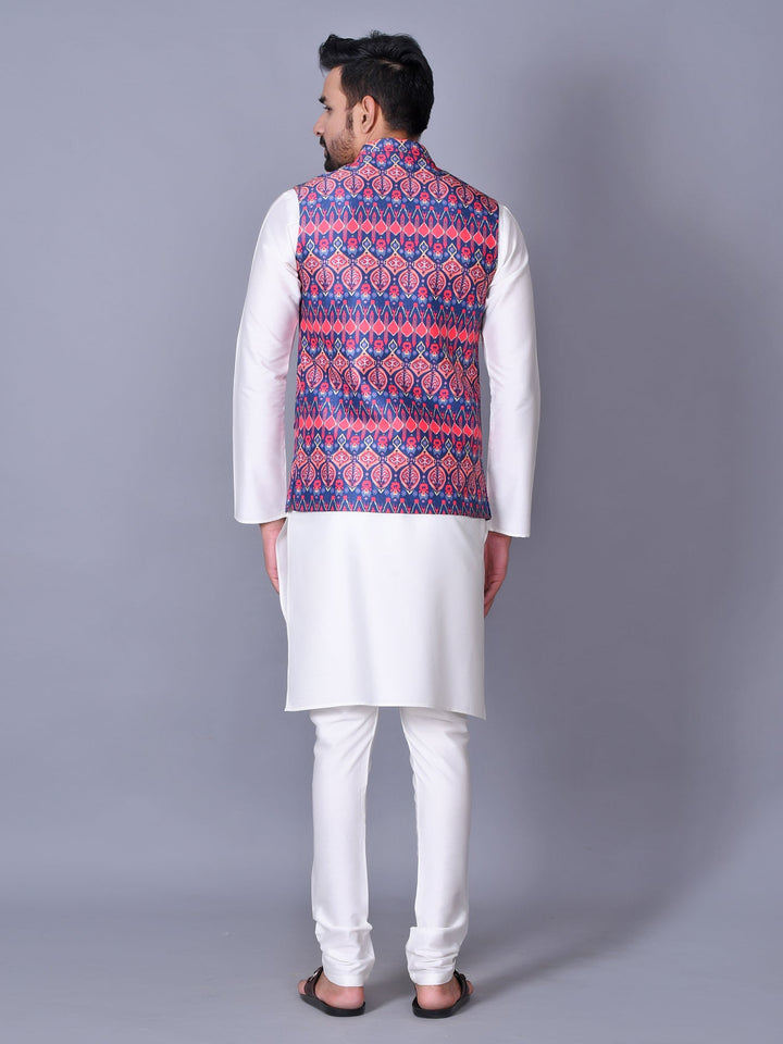 Ethnic Motifs Multi Nehru Jacket