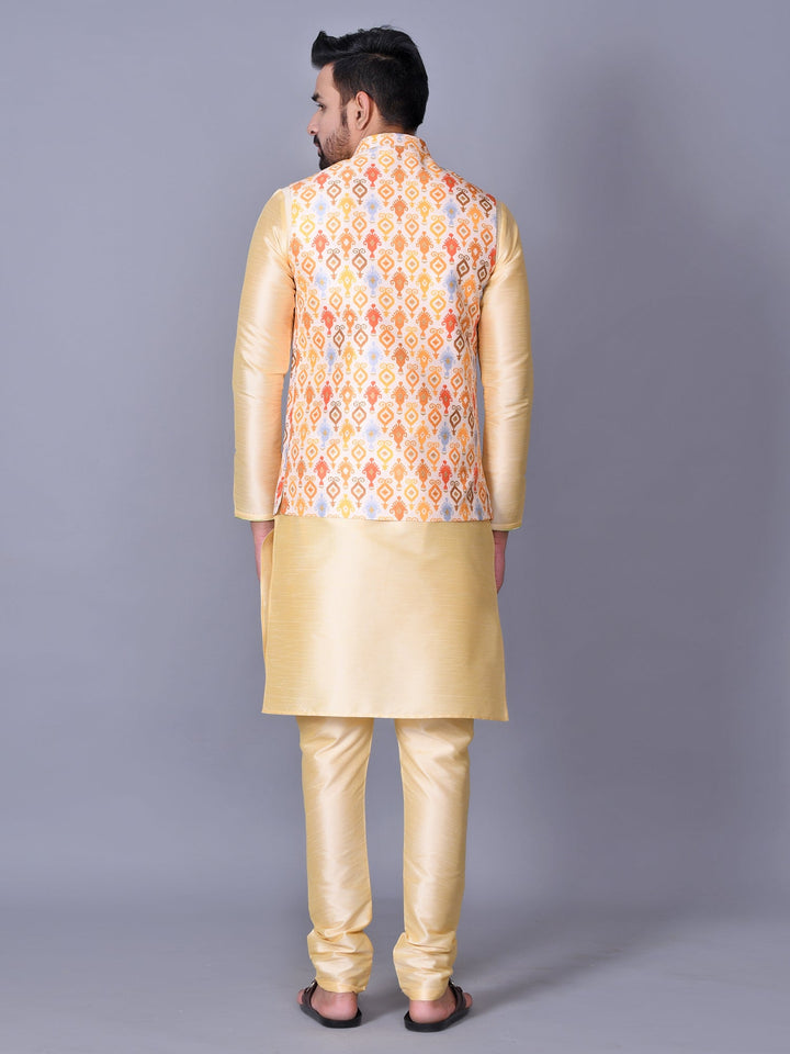 Ethnic Motifs Multi Nehru Jacket