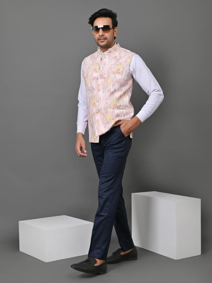 Textured Multi Nehru Jacket