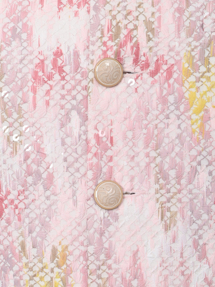 Textured Multi Nehru Jacket