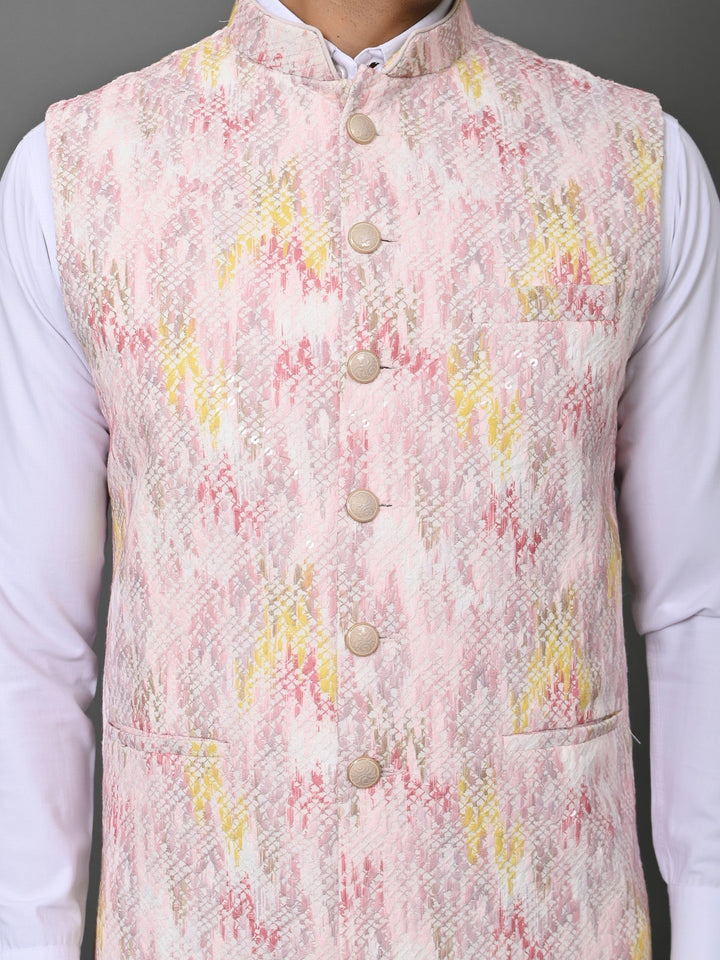 Textured Multi Nehru Jacket