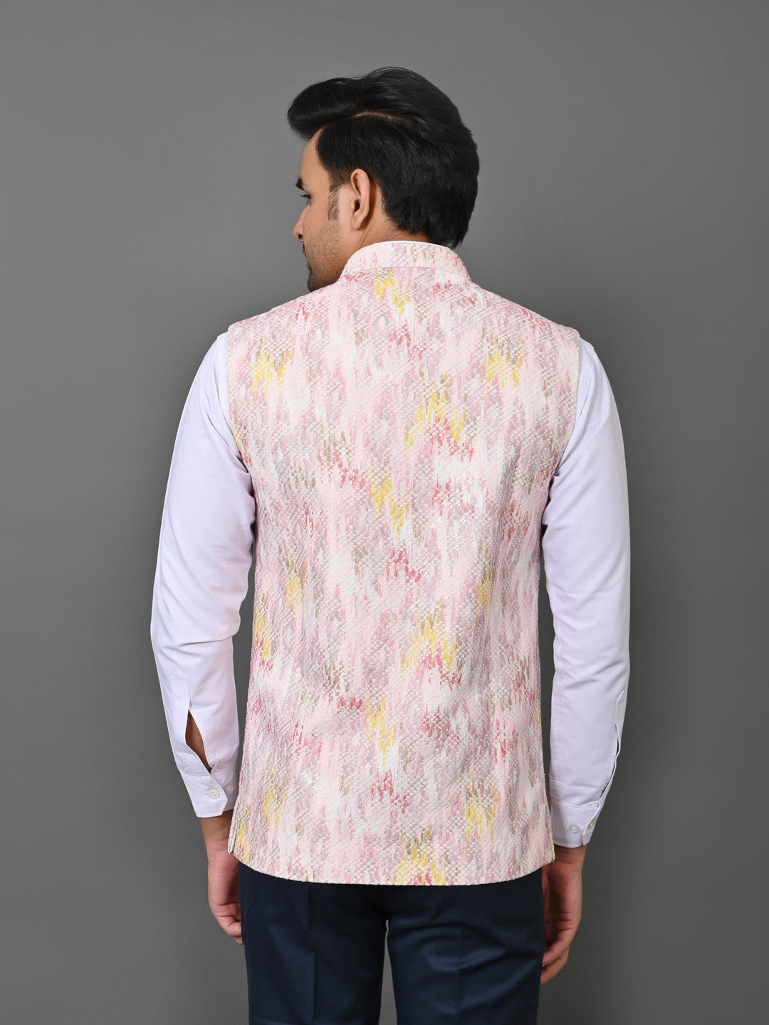 Textured Multi Nehru Jacket
