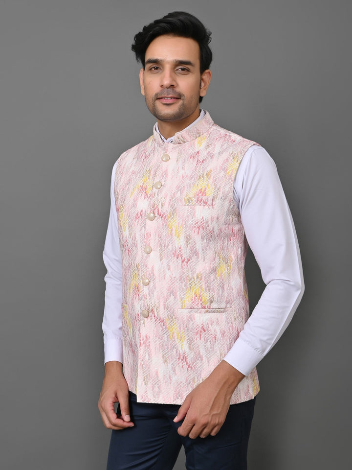 Textured Multi Nehru Jacket
