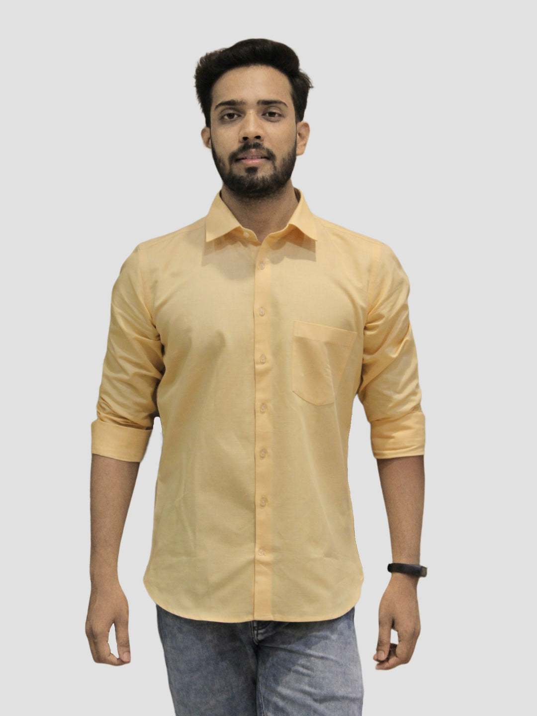 Solid Mustard Shirts