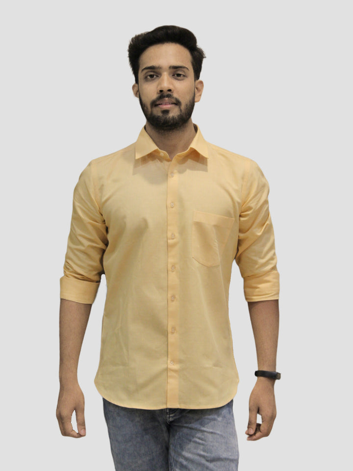 Solid Mustard Shirts