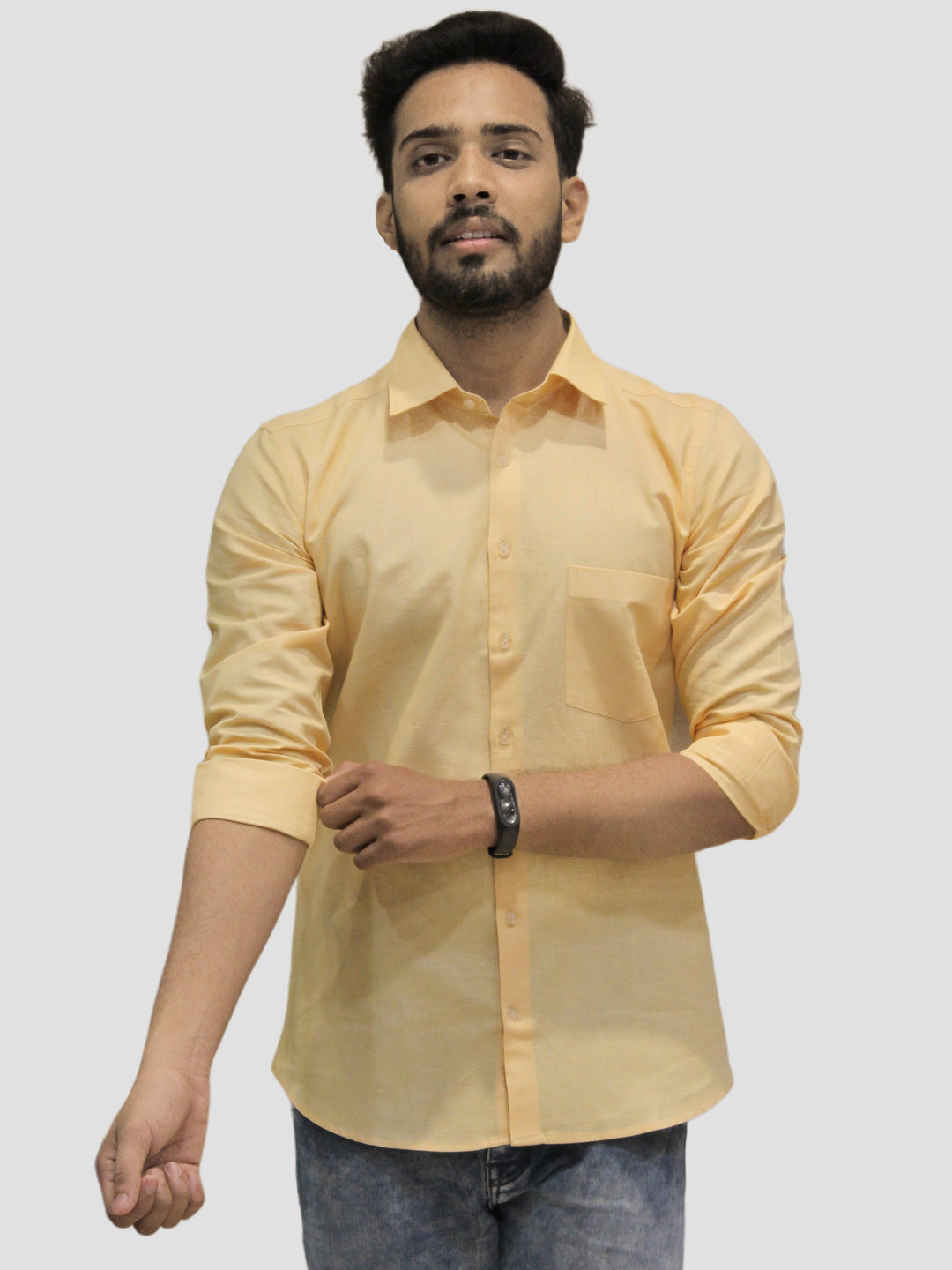 Solid Mustard Shirts