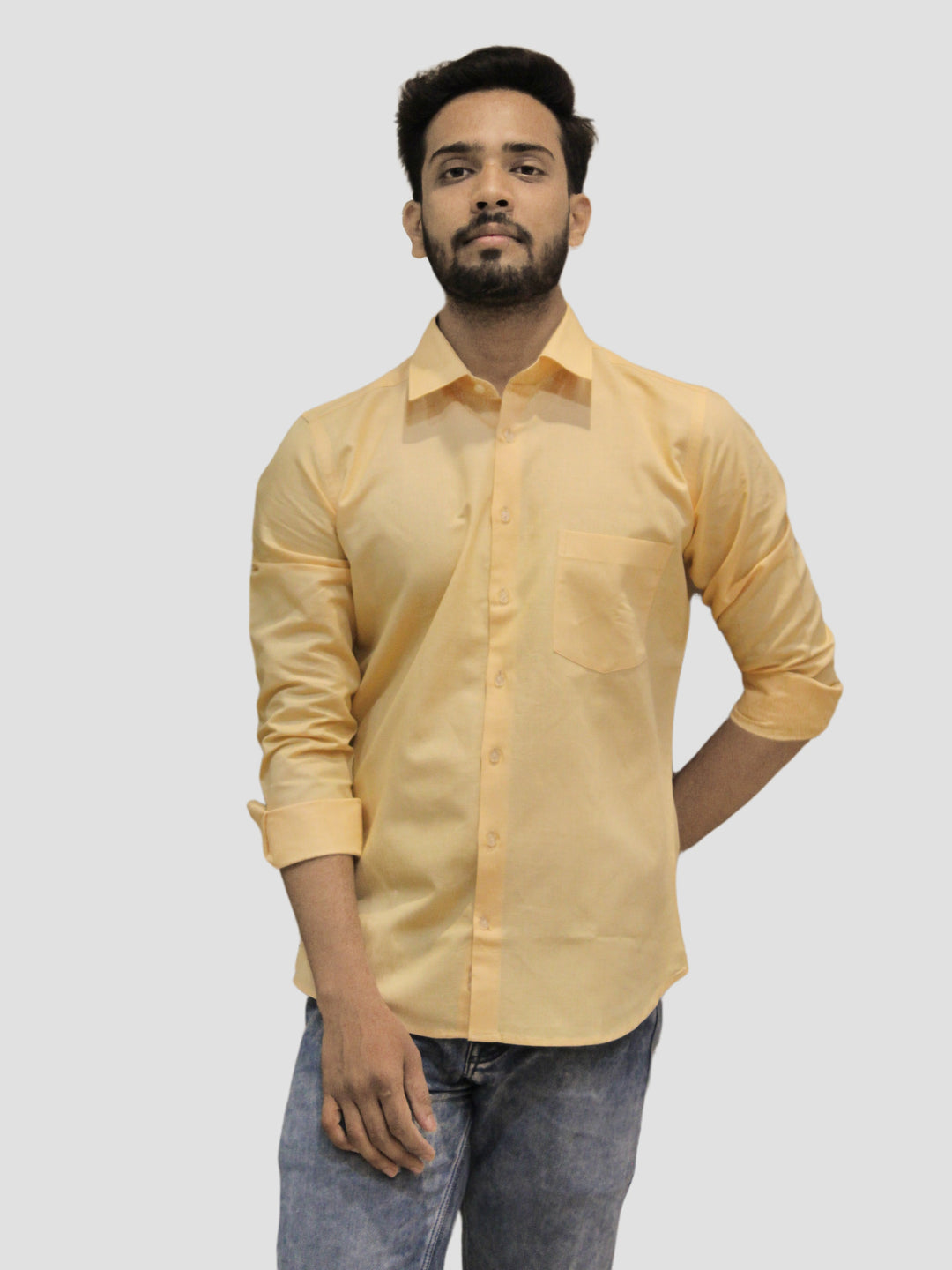 Solid Mustard Shirts