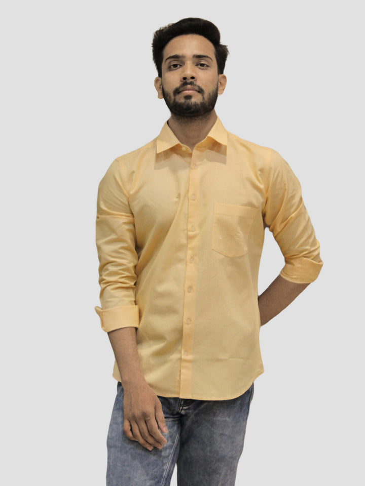 Solid Mustard Shirts