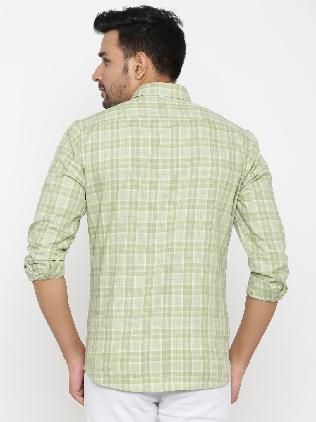 Checked Green Shirts