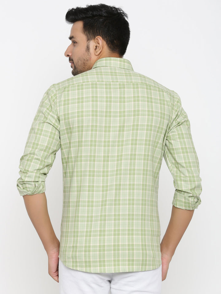 Checked Green Shirts