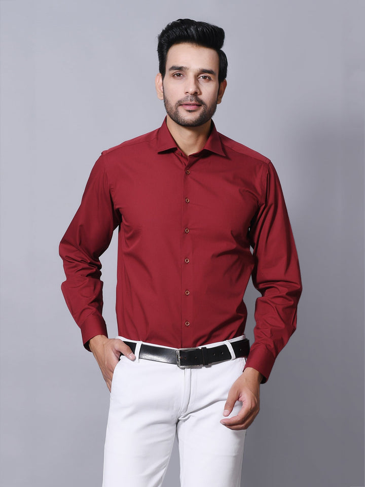 Solid Maroon Shirts