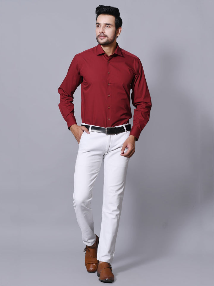 Solid Maroon Shirts