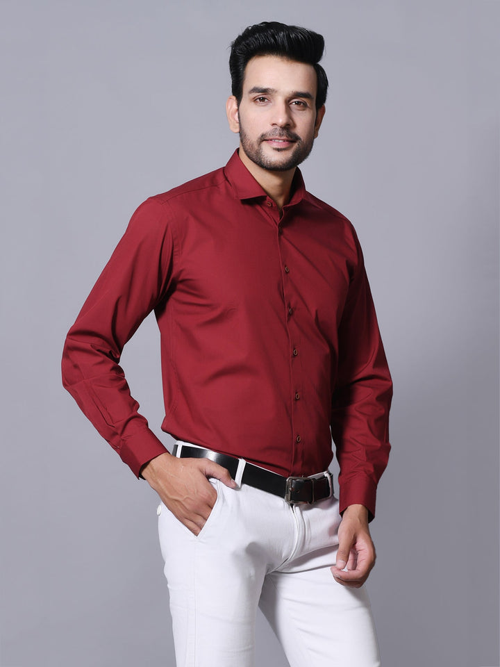 Solid Maroon Shirts