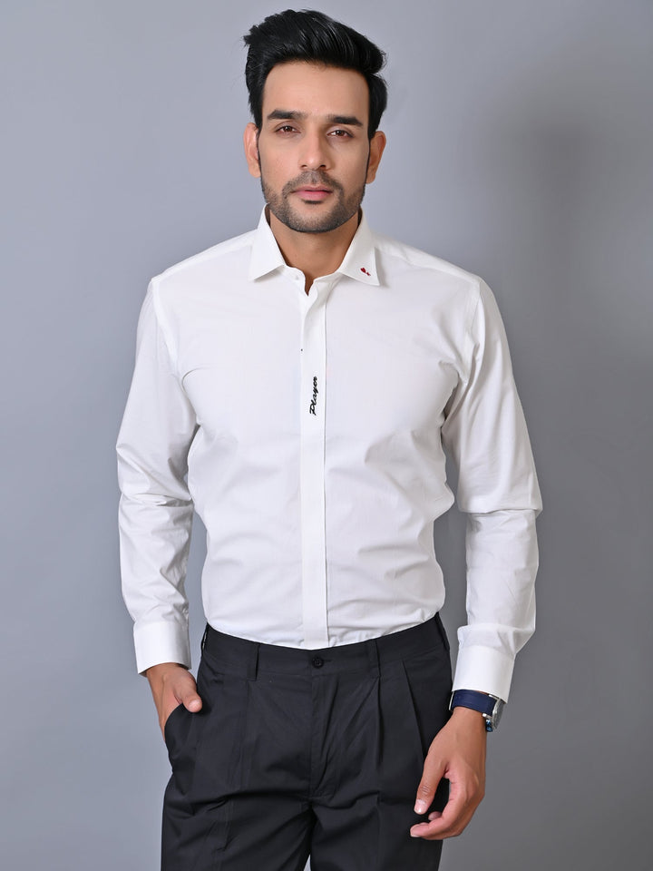 Embroidered Cotton Rummy Poker Shirts