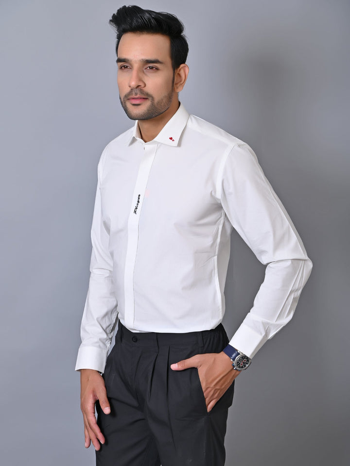 Embroidered Cotton Rummy Poker Shirts
