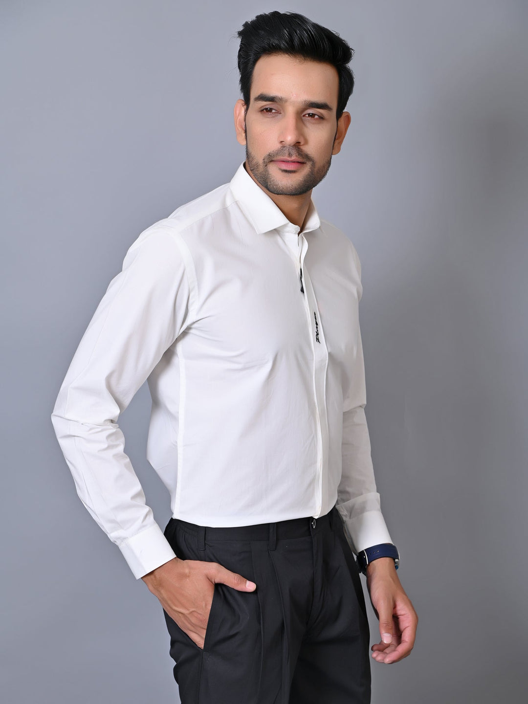 Embroidered Cotton Rummy Poker Shirts