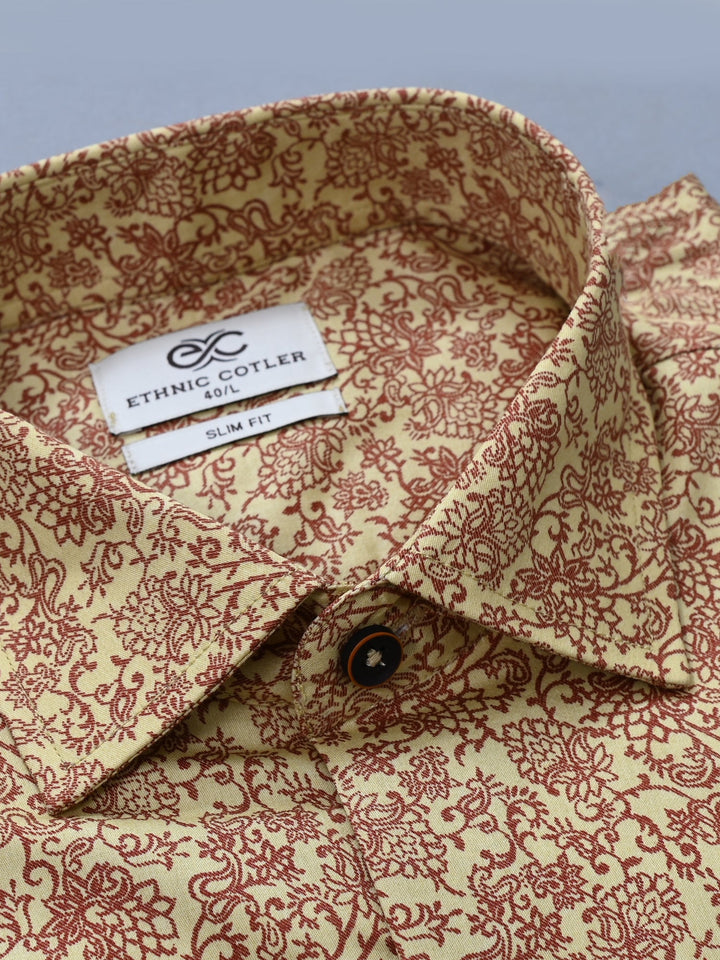 Floral Red Shirts