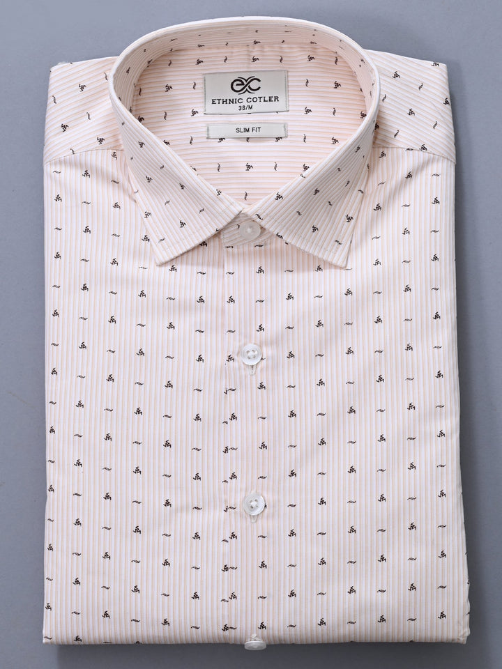 Abstract Cream Shirts