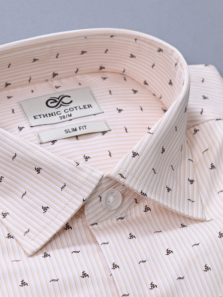 Abstract Cream Shirts