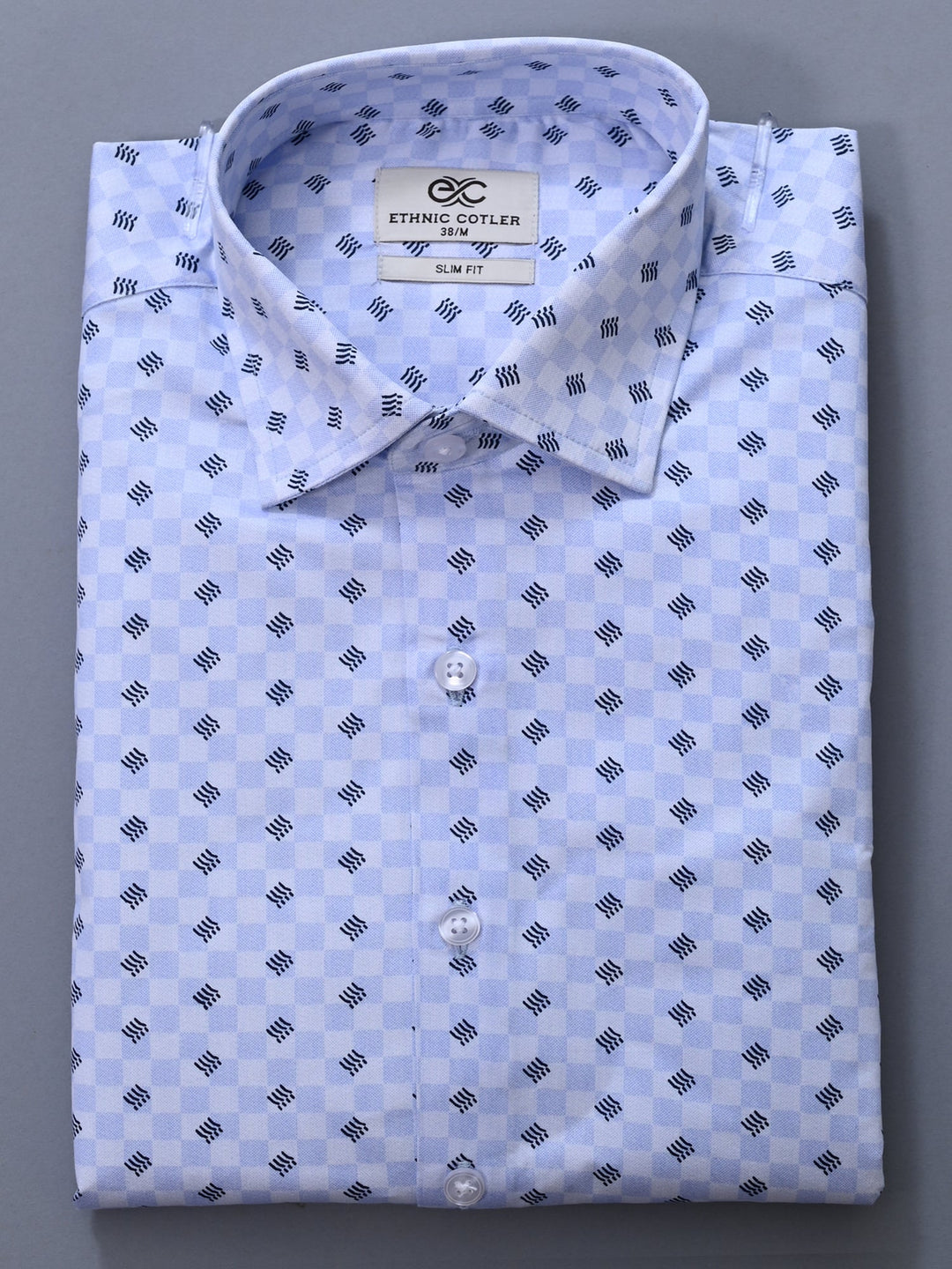 Abstract Blue Shirts