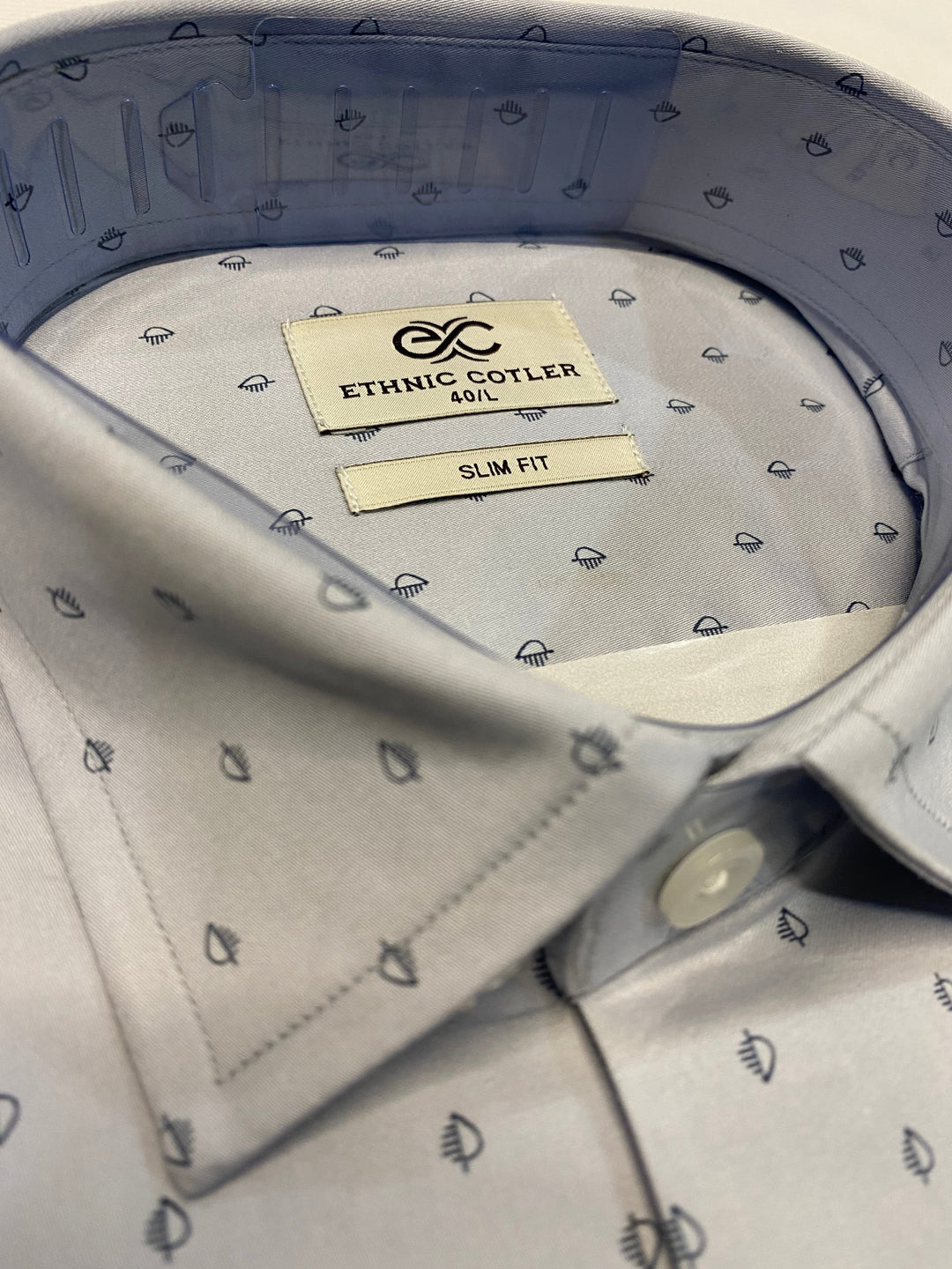 Abstract Grey Melange Shirts