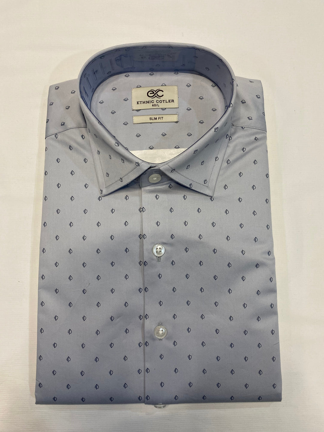 Abstract Grey Melange Shirts