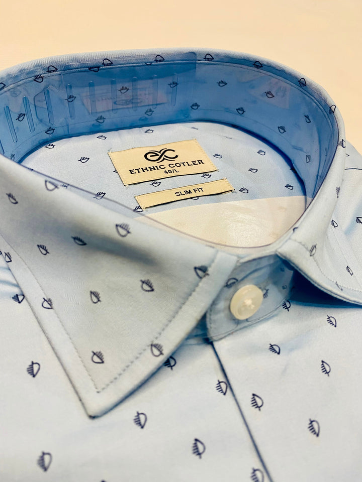 Abstract Grey Melange Shirts
