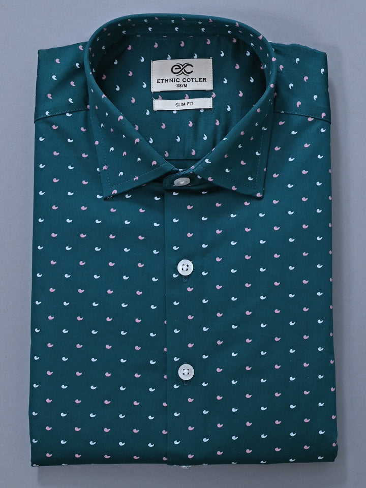 Abstract Sea Green Shirts