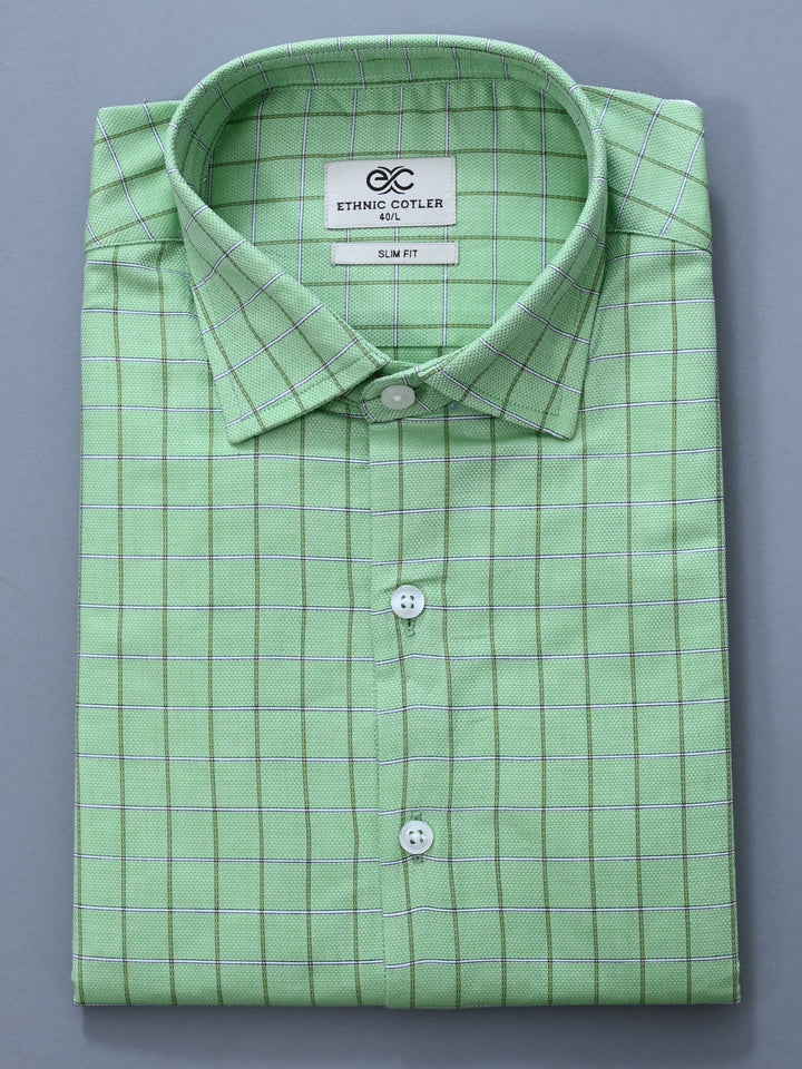 Checked Green Shirts