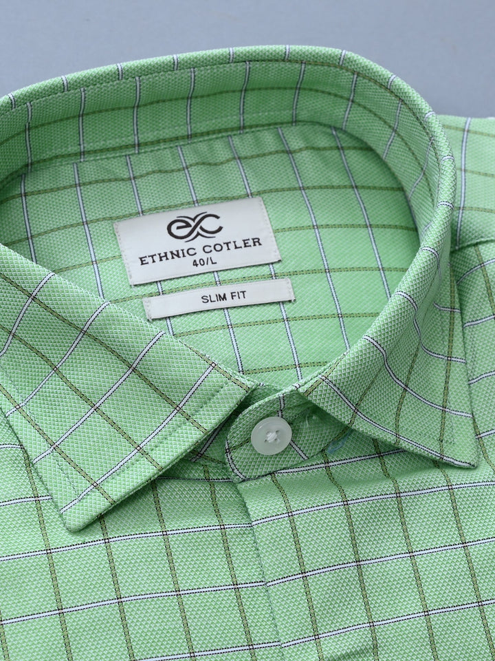 Checked Green Shirts